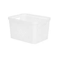 Cesto de arrumação PIXEL branco 16l
