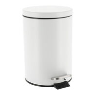 Balde wc branco inox 3l