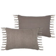 Capa para almofada MARIETTE taupe 40x60cm