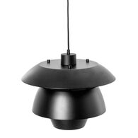 Suspens&atilde;o Em Metal Preto Hank 38X33Cm