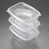 Conjunto de 3 caixas rectangulares 1,2l