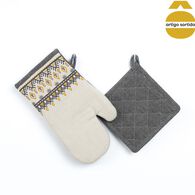 Conjunto de luva e pega INUIT dreams