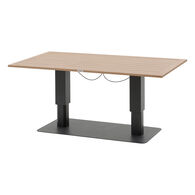 Mesa de centro SALIMIA elev&aacute;vel em alum&iacute;nio