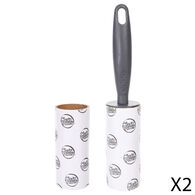 Conjunto de escova adesiva e 2 recargas