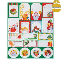 Autocolantes brilhantes para embrulho