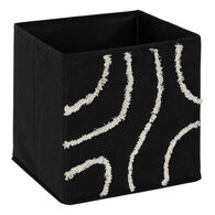 Caixa de arruma&ccedil;&atilde;o BALI preto 31x31cm