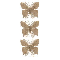 Conjunto de 3 pendurantes borboleta 10cm