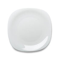 Prato raso quadrado PARMA branco 27cm,  Prato raso quadrado PARMA branco 27cm