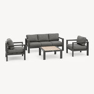 Conjunto de jardim &Eacute;VASION graphite/honey