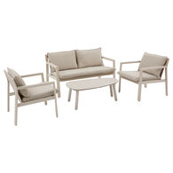 Conjunto de jardim FLOVIA argile 4 lugares