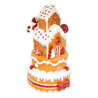 Casinha de gengibre com doces 30cm