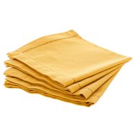 Conjunto de 4 guardanapos CHAMBRAY ocre em algodão,  Conjunto de 4 guardanapos CHAMBRAY ocre em algodão