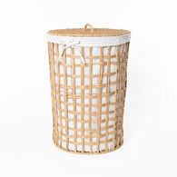 Cesto roupa wc natural 40x56cm
