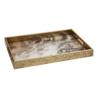 Tabuleiro retangular castanho 44cm