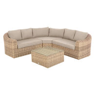 Conjunto de jardim MOOR&Eacute;A savana em rattan sint&eacute;tico