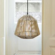 Suspens&atilde;o Redonda Em Corda Sisal Etnic 