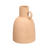 Jarra castanha em cer&acirc;mica 25cm