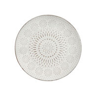 Centro de mesa redondo branco