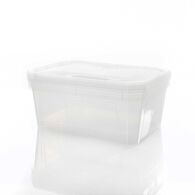 Conjunto de 4 caixas de arrumação transparente 11l,  Conjunto de 4 caixas de arrumação transparente 11l