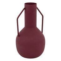 Jarra SYLVAIN vermelho rubi em metal 20cm,  Jarra SYLVAIN vermelho rubi em metal 20cm