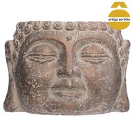 Vaso buda em cimento 11,5cm,  Vaso buda em cimento 11,5cm
