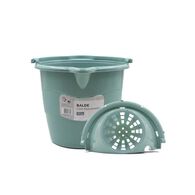 Balde com espremedor stoneblue12l,  Balde com espremedor stoneblue12l