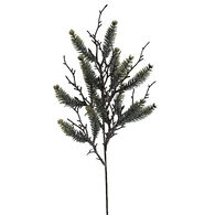 Haste de pinheiro verde com raízes 45cm