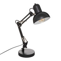 Candeeiro de mesa BREN preto em metal 56cm