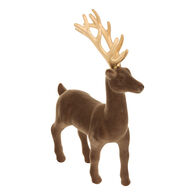 Figura decorativa rena castanho 28cm