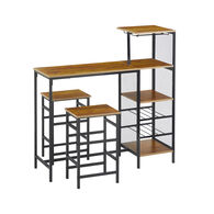 Conjunto de bar DAHLIA mesa 2 bancos,  Conjunto de bar DAHLIA mesa 2 bancos