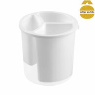 Porta talheres redondo com 3 divis&oacute;rias