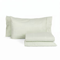 Jogo cama de casal verde em cetim 250x290cm