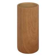 Vaso SOA em cer&acirc;mica efeito madeira 20cm