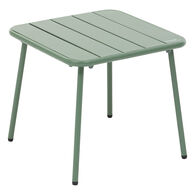 Mesa PHUKET verde em metal,  Mesa PHUKET verde em metal
