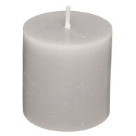 Conjunto 4 velas r&uacute;sticas taupe