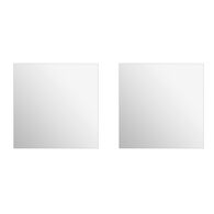 Conjunto de 2 espelhos adesivos quadrados,  Conjunto de 2 espelhos adesivos quadrados