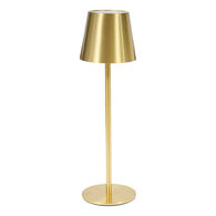 Candeeiro de mesa CODY dourado usb 36cm