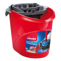Balde com espremedor vermelho 10l,  Balde com espremedor vermelho 10l