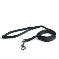 Trela em nylon 2,5x120cm EASY preto,  Trela em nylon 2,5x120cm EASY preto