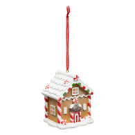 Pendurante em forma de casinha de bolacha gengibre 7cm,  Pendurante em forma de casinha de bolacha gengibre 7cm