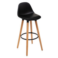 Banco de bar MAXON  preto,  Banco de bar MAXON  preto