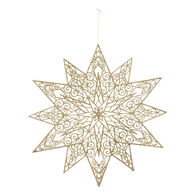 Estrela maxi dourada 48cm