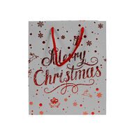 Saco de oferta merry christmas 14x18cm