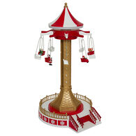 Aldeia corrossel com luz - movimento - música 52cm