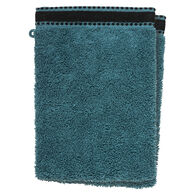 Conjunto de 2 luvas de banho JOIA azul escuro,  Conjunto de 2 luvas de banho JOIA azul escuro