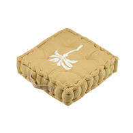 Almofada de ch&atilde;o CASABLANCA amarela 45x45cm