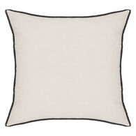 Almofada DOLCE RIVIERA marfim bordada 45x45cm