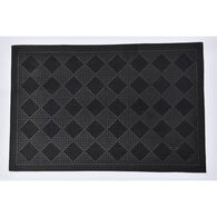 Tapete de entrada DREW preto 40x60cm