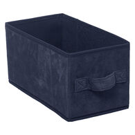 Caixa de arruma&ccedil;&atilde;o azul marinho veludo
