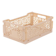 Caixa dobr&aacute;vel ARRY bege 30x20cm